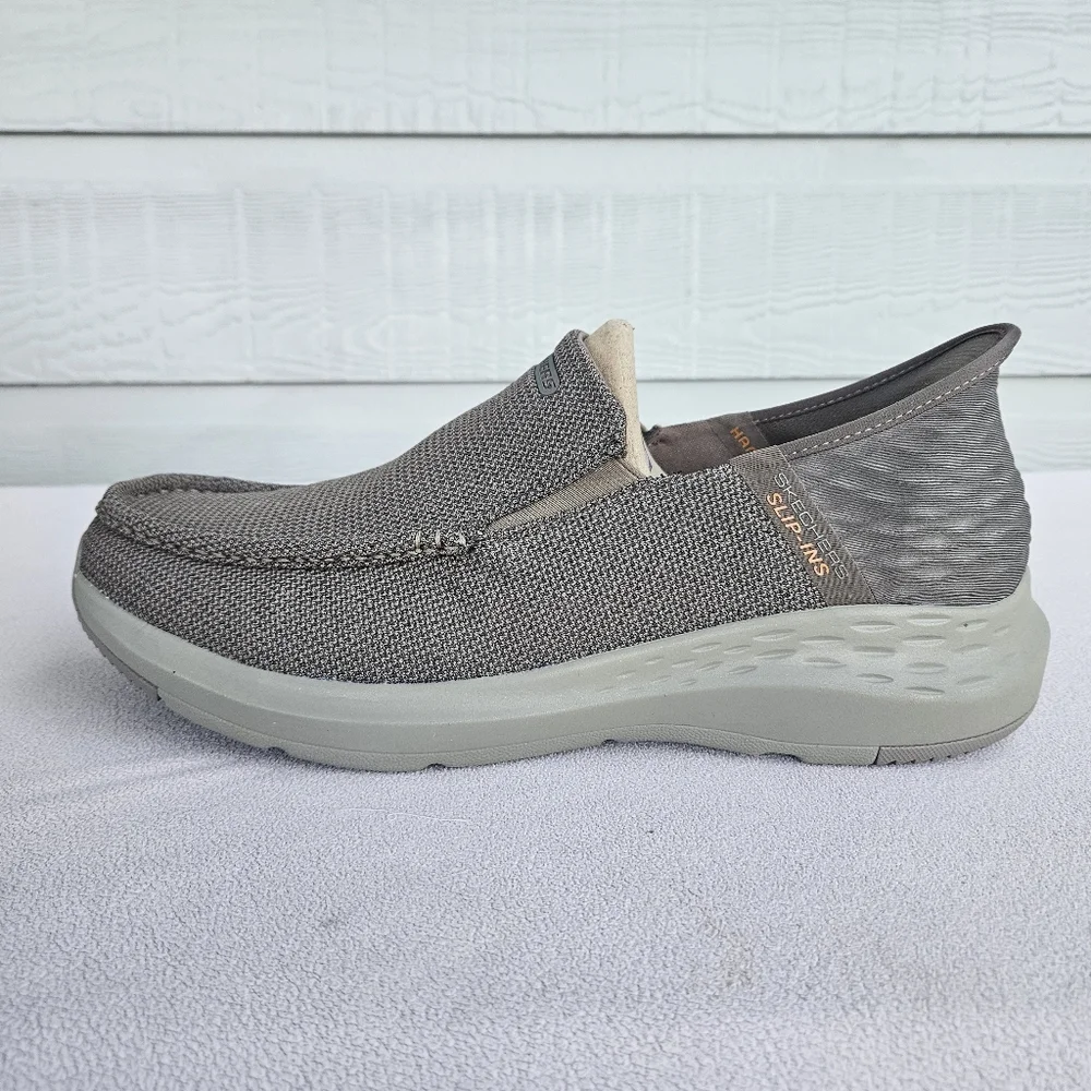 Skechers Slip-ins Parson Ralven Brown Loafer Men SZ 13 Slip-On Memory Foam